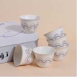 Uniquely designed coffee cup set - 12 pieces - 2S1MM100372