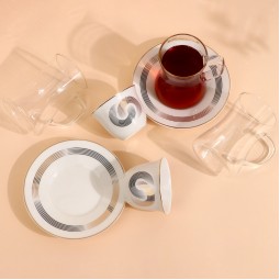 Luxury Coffee and Tea Cup Set - 36 Pieces - 2S1MM100381