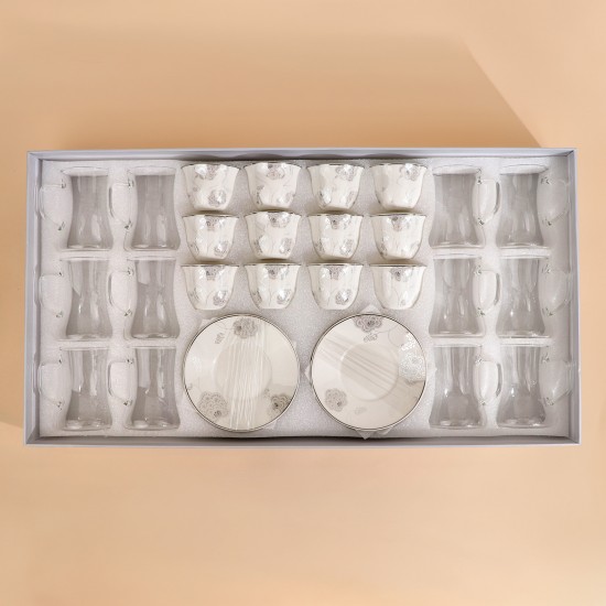 Luxury Coffee and Tea Cup Set - 36 Pieces - 2S1MM100384 Luxury Coffee and Tea Cup Set - 36 Pieces - 2S1MM100384