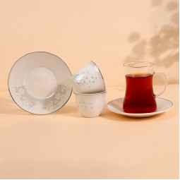 طقم فناجين قهوة وشاي فاخر - 36 قطعة - 2S1MM100386 طقم فناجين قهوة وشاي فاخر - 36 قطعة - 2S1MM100386