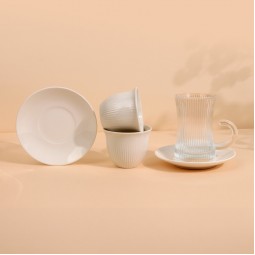 Uniquely designed coffee and tea cup set - 36 pieces - 2S1MM100449 Uniquely designed coffee and tea cup set - 36 pieces - 2S1MM100449