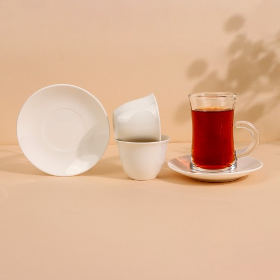 Uniquely designed coffee and tea cup set - 36 pieces - 2S1MM100450 Uniquely designed coffee and tea cup set - 36 pieces - 2S1MM100450