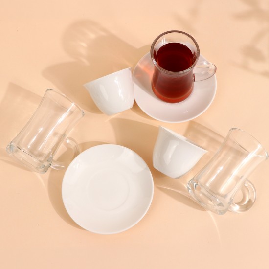 Uniquely designed coffee and tea cup set - 36 pieces - 2S1MM100450 Uniquely designed coffee and tea cup set - 36 pieces - 2S1MM100450