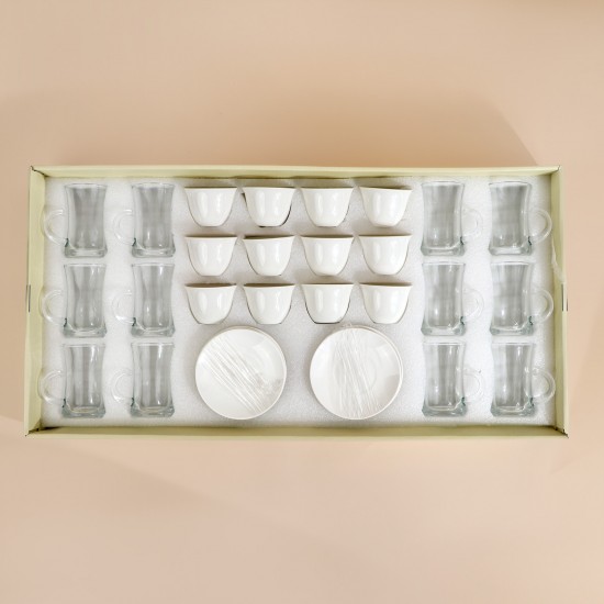 Uniquely designed coffee and tea cup set - 36 pieces - 2S1MM100450 Uniquely designed coffee and tea cup set - 36 pieces - 2S1MM100450