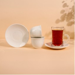 طقم فناجيل قهوة وشاي بتصميم مميز - 36 قطعة - 2S1MM100451 طقم فناجيل قهوة وشاي بتصميم مميز - 36 قطعة - 2S1MM100451