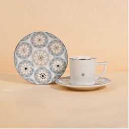 Ceramic Coffee Cup Set - 12 Pieces - 2S1MM100486