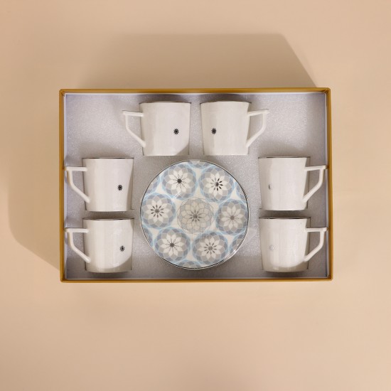 Ceramic Coffee Cup Set - 12 Pieces - 2S1MM100486