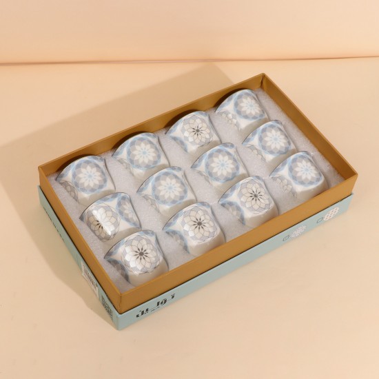 Elegant and distinctive coffee cup set - 12 pieces - 2S1MM100506