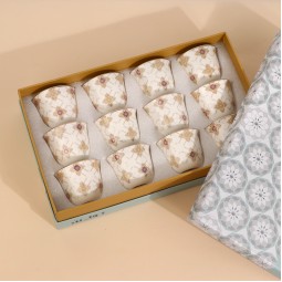 Premium Coffee Cup Set - 12 Pieces - 2S1MM100507