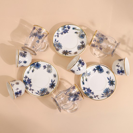 Elegant coffee and tea cup set - 36 pieces - 2S1TT100001