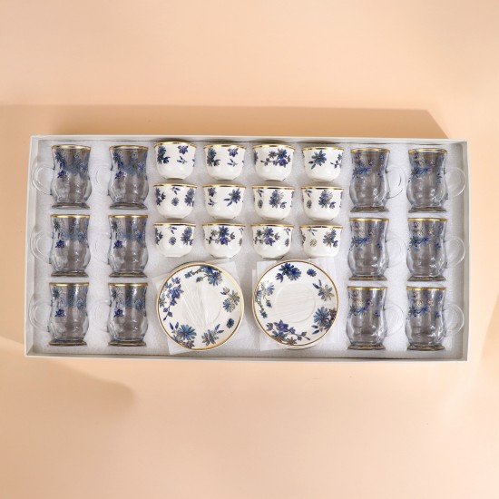 Elegant coffee and tea cup set - 36 pieces - 2S1TT100001