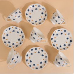 Luxury Cappuccino Cup Set - 12 Pieces - 2S1TT100277