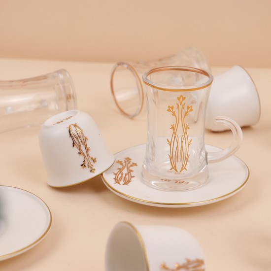 Luxury hospitality cup set for coffee and white tea - 36 pieces - 2S1TT100335A Luxury hospitality cup set for coffee and white tea - 36 pieces - 2S1TT100335A