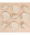 Luxury Hospitality Coffee Cup Set, Beige - 12 Pieces - 2S1TT100342