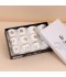 Uniquely designed white coffee cup set - 12 pieces - 2S1TT100347