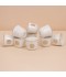 Uniquely designed white coffee cup set - 12 pieces - 2S1TT100347