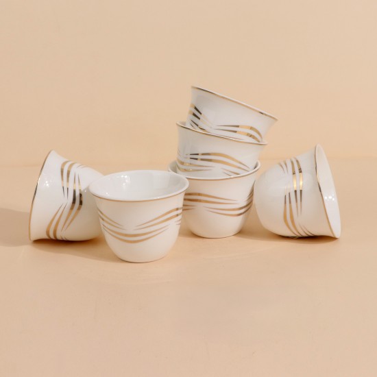Uniquely designed coffee cup set - 12 pieces - 2S1TT500063