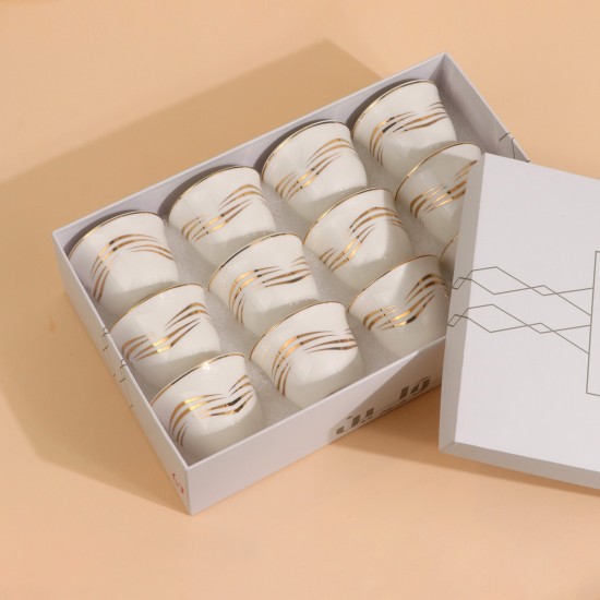 Uniquely designed coffee cup set - 12 pieces - 2S1TT500063