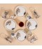 Luxury design tea and coffee cup set - 18 pieces - 2S1TT500096