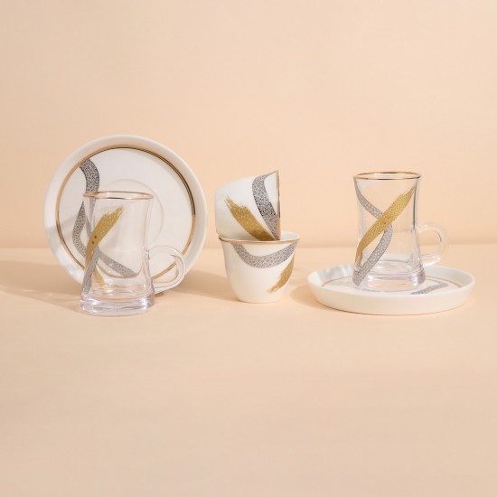 Luxury 18-piece tea and coffee cup set - 2S1TT500098 Luxury 18-piece tea and coffee cup set - 2S1TT500098
