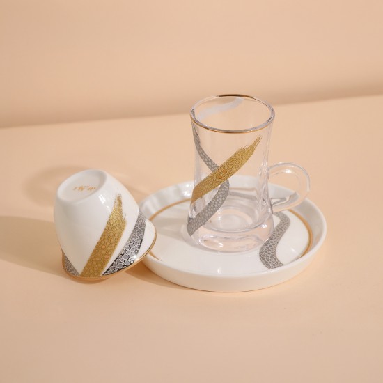 Luxury 18-piece tea and coffee cup set - 2S1TT500098 Luxury 18-piece tea and coffee cup set - 2S1TT500098