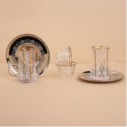 Luxury 18-piece tea and coffee cup set - 2S1TT500101