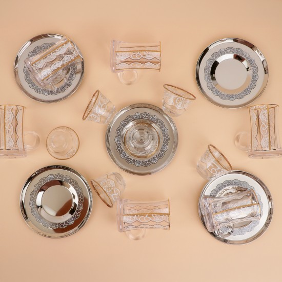 Luxury 18-piece tea and coffee cup set - 2S1TT500101