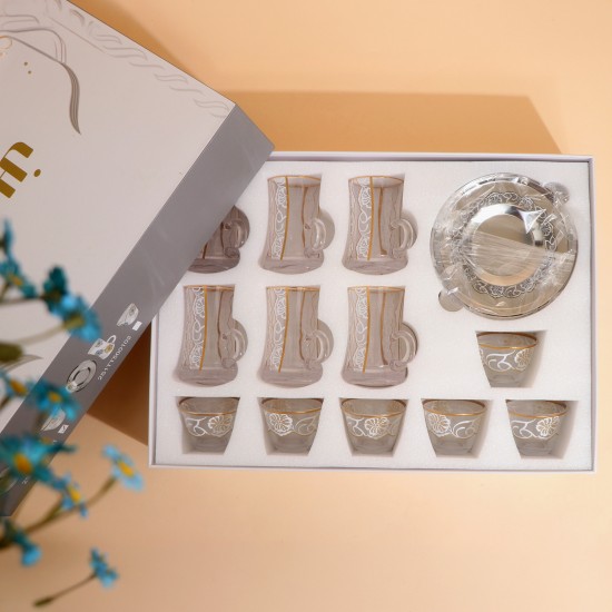 Luxury 18-piece tea and coffee cup set - 2S1TT500101