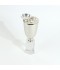 Metal incense burner with acrylic base - 9 x 26 cm - 2M3F200081
