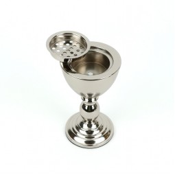 Modern design metal incense burner - 19 x 11 cm - 2S3F100007 Modern design metal incense burner - 19 x 11 cm - 2S3F100007