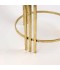 2-piece metal table set with mirrored top - 2A2KK500010
