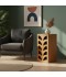 Decorative wooden table, 50 cm high - 2SS2-B33-006