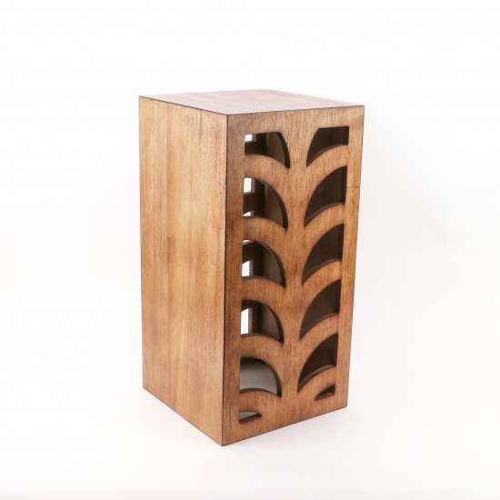 Decorative wooden table, 50 cm high - 2SS2-B33-006