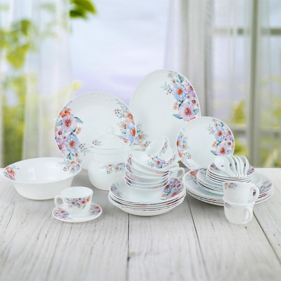 Arcopal Luxury Dinner Set with Soft Decoration - 46 Pieces - 6 Persons