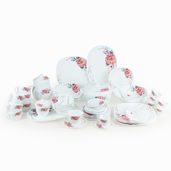 Arcopal Modern Dinner Set - 66 Pieces - 6 Persons