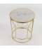 2-piece metal table set with ceramic top - 2UU2-B01-020