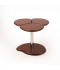 طقم طاولات خشبية و قاعدة استيل فضي بتصميم مودرن - 2UU2-B03-095