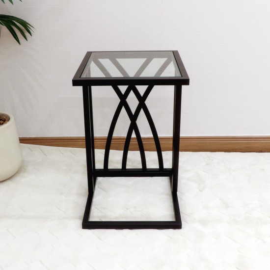 طاولة جانبية معدنية مقاس 55 سم ×35 سم - 2UU2-B66-002 طاولة جانبية معدنية مقاس 55 سم ×35 سم - 2UU2-B66-002