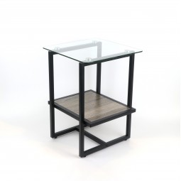 طاولة خدمة مفرد بسطح زجاج - 2UU2-B66-095
