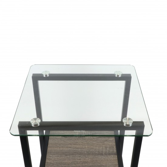 طاولة خدمة مفرد بسطح زجاج - 2UU2-B66-095 طاولة خدمة مفرد بسطح زجاج - 2UU2-B66-095