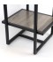 طاولة خدمة مفرد بسطح زجاج - 2UU2-B66-095 طاولة خدمة مفرد بسطح زجاج - 2UU2-B66-095