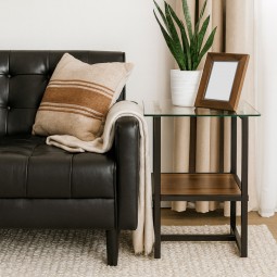 طاولة خدمة مفرد بسطح زجاج - 2UU2-B66-096 طاولة خدمة مفرد بسطح زجاج - 2UU2-B66-096