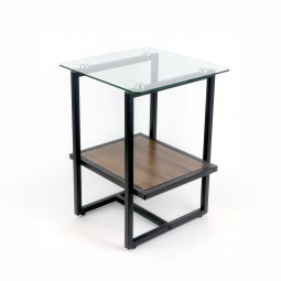 طاولة خدمة مفرد بسطح زجاج - 2UU2-B66-096