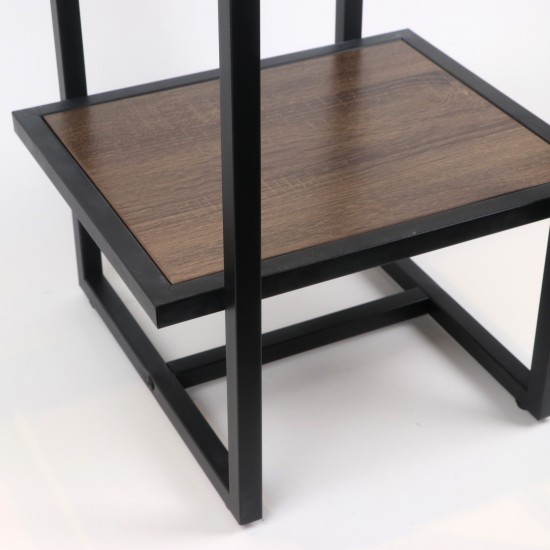 Single serving table with glass top - 2UU2-B66-096