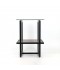 Single serving table with glass top - 2UU2-B66-096