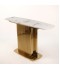 140cm Marble Console Table with Gold Steel Base - 2UU2-C01-010