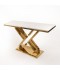 140cm Marble Console Table with Gold Steel Base - 2UU2-C01-013