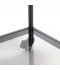 Black serving cart with a metal design and black glass - 2UU2-D05-021 Black serving cart with a metal design and black glass - 2UU2-D05-021