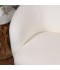 Single chair with a modern and comfortable design, white color - 2UU2-M01-006