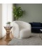 Single chair with a modern and comfortable design, white color - 2UU2-M01-006